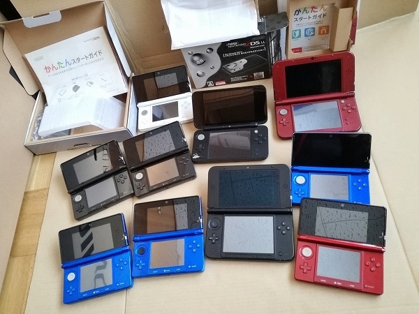 □ニンテンドー 3DS new3DSLL など 本体 まとめ売り ジャンク品 10台