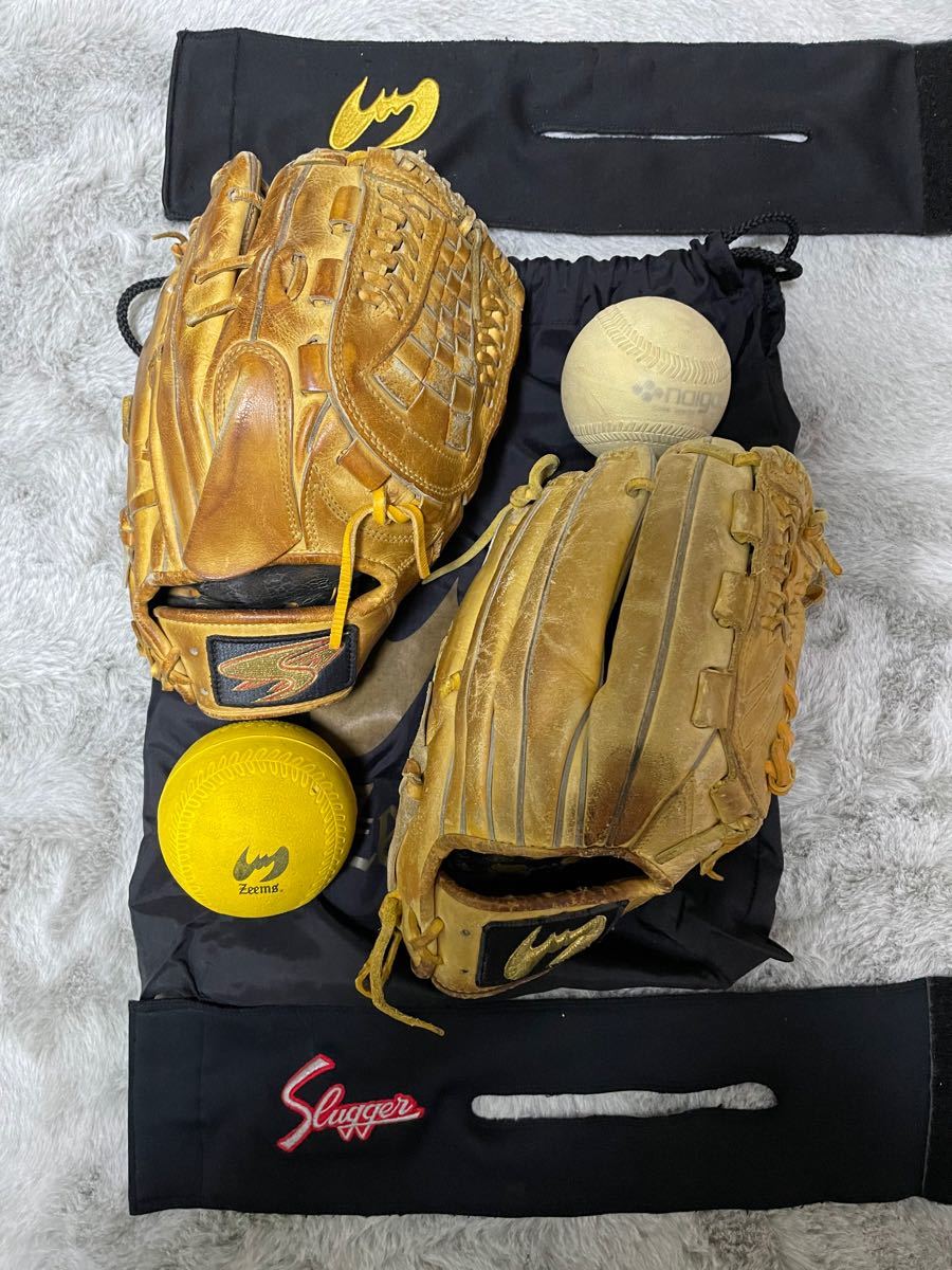 超人気新品 硬式-zeems ジームス 野球グローブ 右投 投手 内野手 硬式