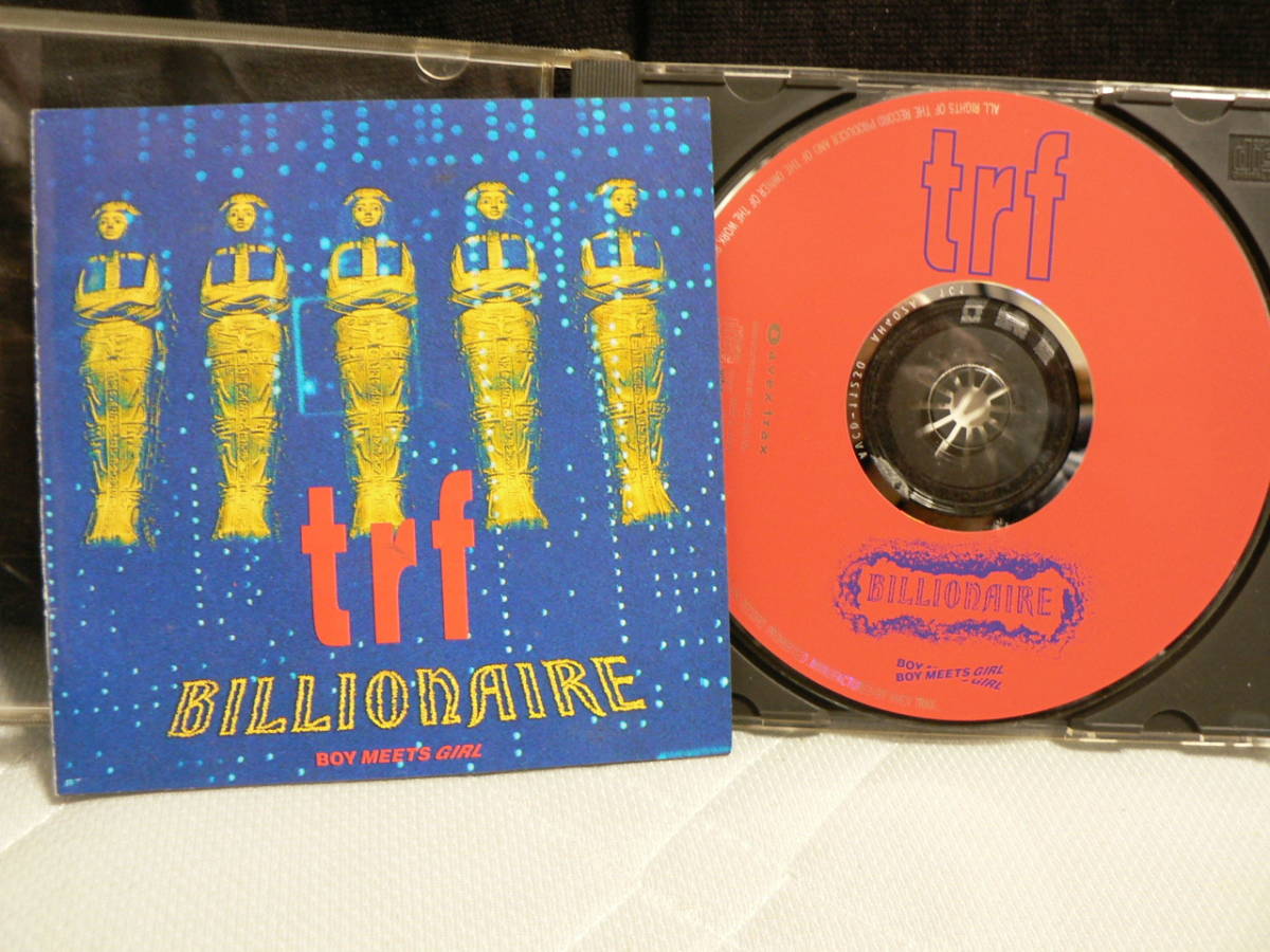 送料最安 180円 CDT03：BILLIONAIRE TRF AVEX TRAX　ジャケット＆ケース入り_画像1