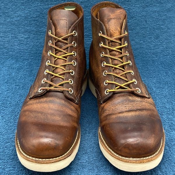 即決☆RED WING 定価3.8万 9111 10年☆27cm ワークブーツ レッド
