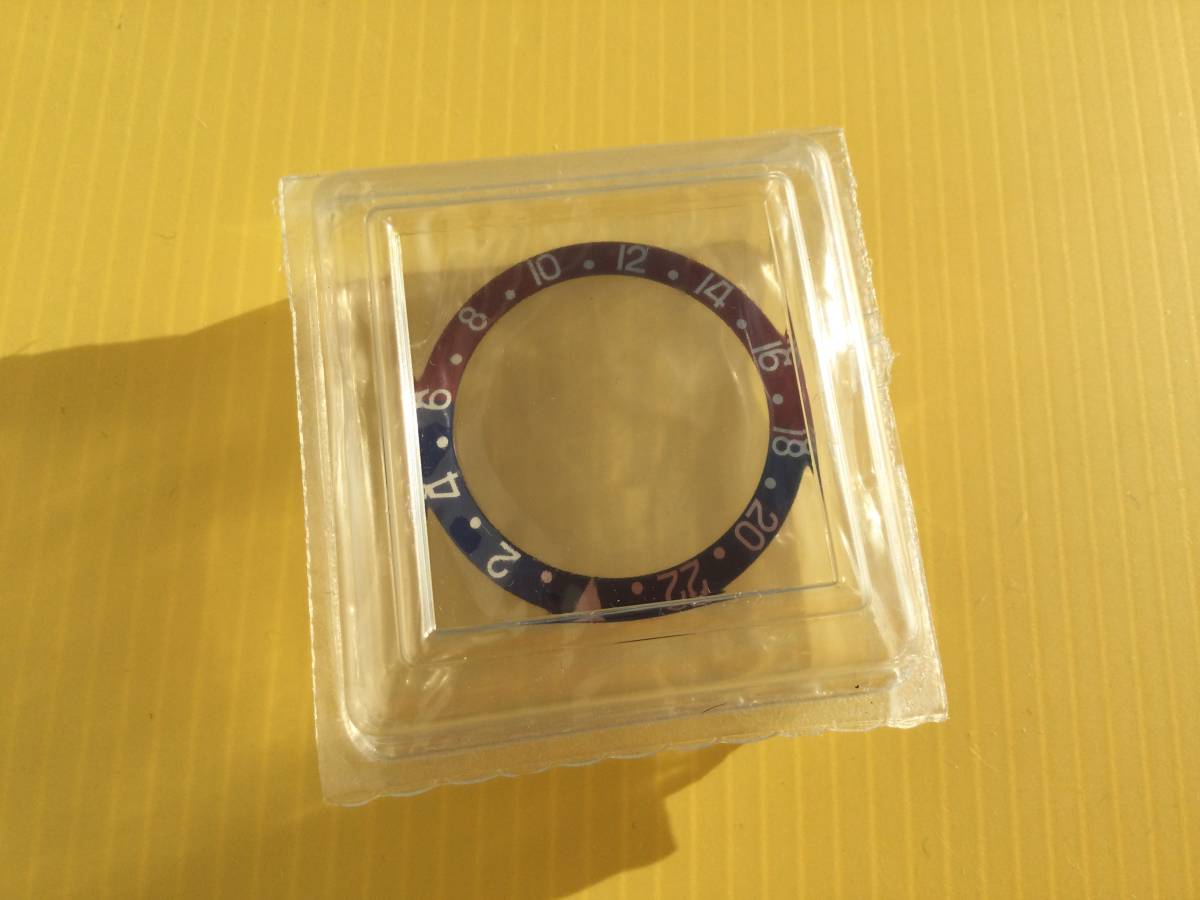  new goods unused! original Rolex bezel disk / insert GMT master pattern number 1670 1675 16750 16753 16758 for red blue 