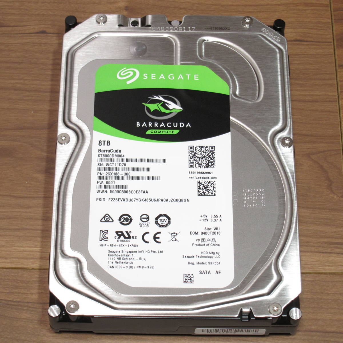 Seagate HDD 8TB ST8000DM004 注意表示あり SATA600 5400 SATA シーゲイト ハードディスク 3.5