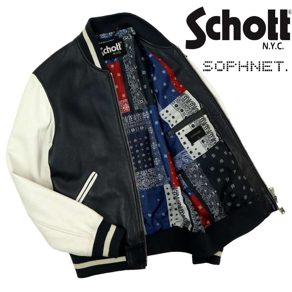 SCHOTT スタジャン size：S