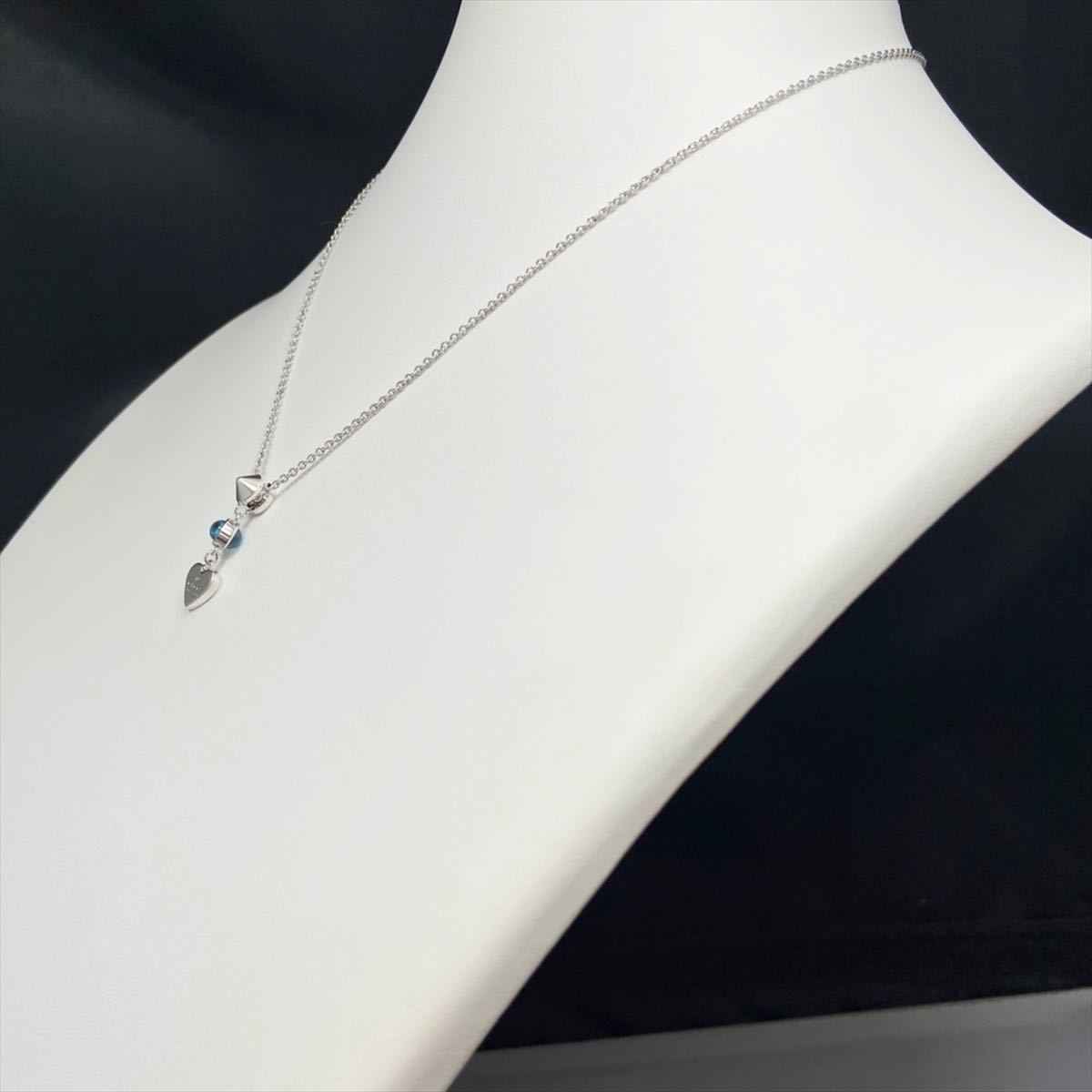 限定特価】 GUCCI GUCCI グッチ ブルートパーズ ハート シルバー925