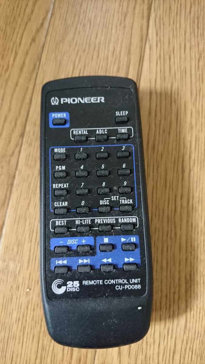 新色追加して再販 Pioneerパイオニア CU-PD088 25連奏CDチェンジャー