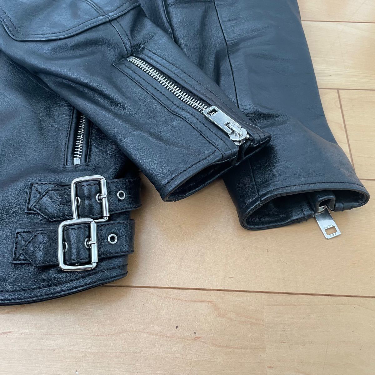 美品】DIESEL ディーゼル ダブルライダースジャケット lram-fgr.ma