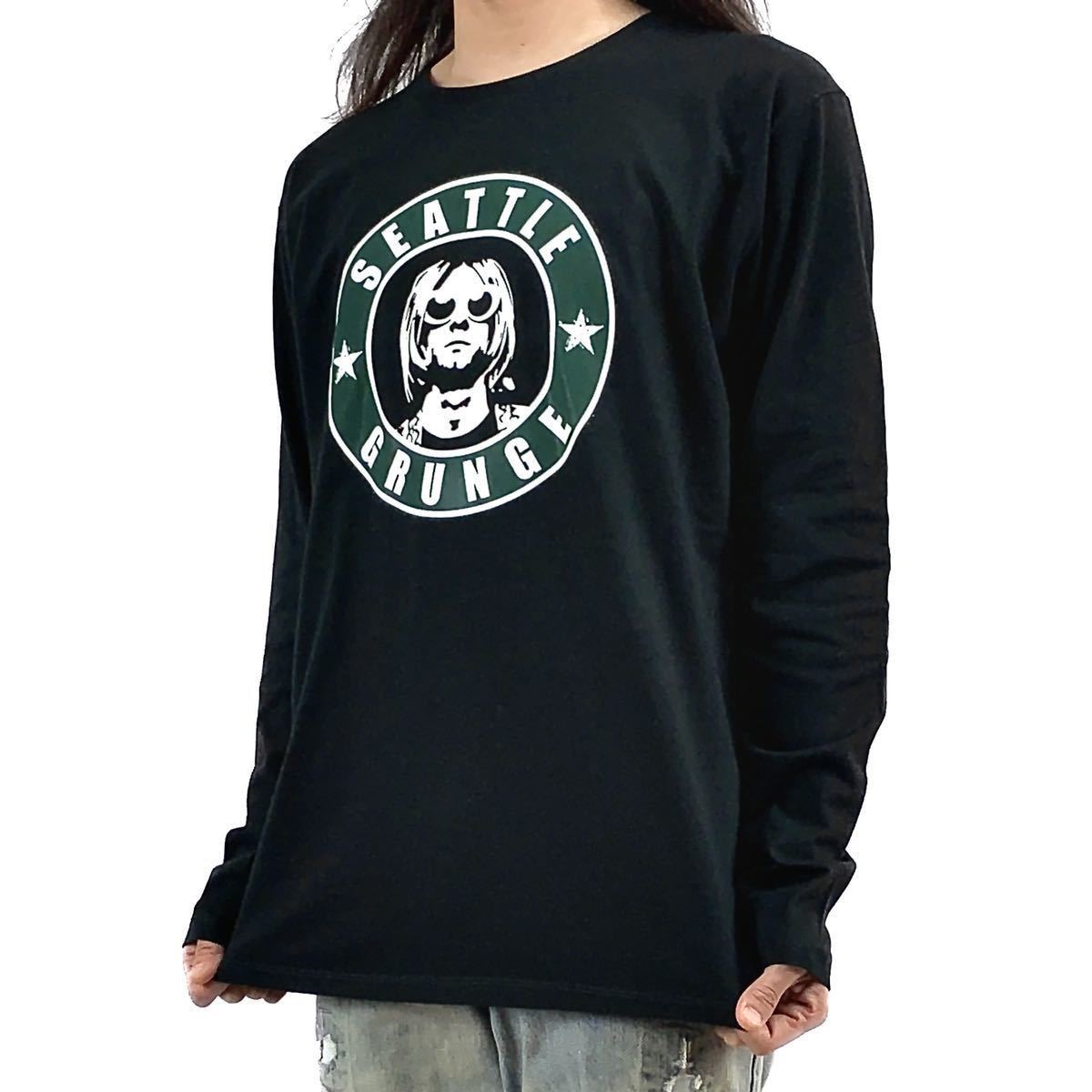 新品 L NIRVANA カートコバーン ニルヴァーナ 長袖 Tシャツ 新品 カートコバーン ニルヴァーナ NIRVANA 90年代 シアトル