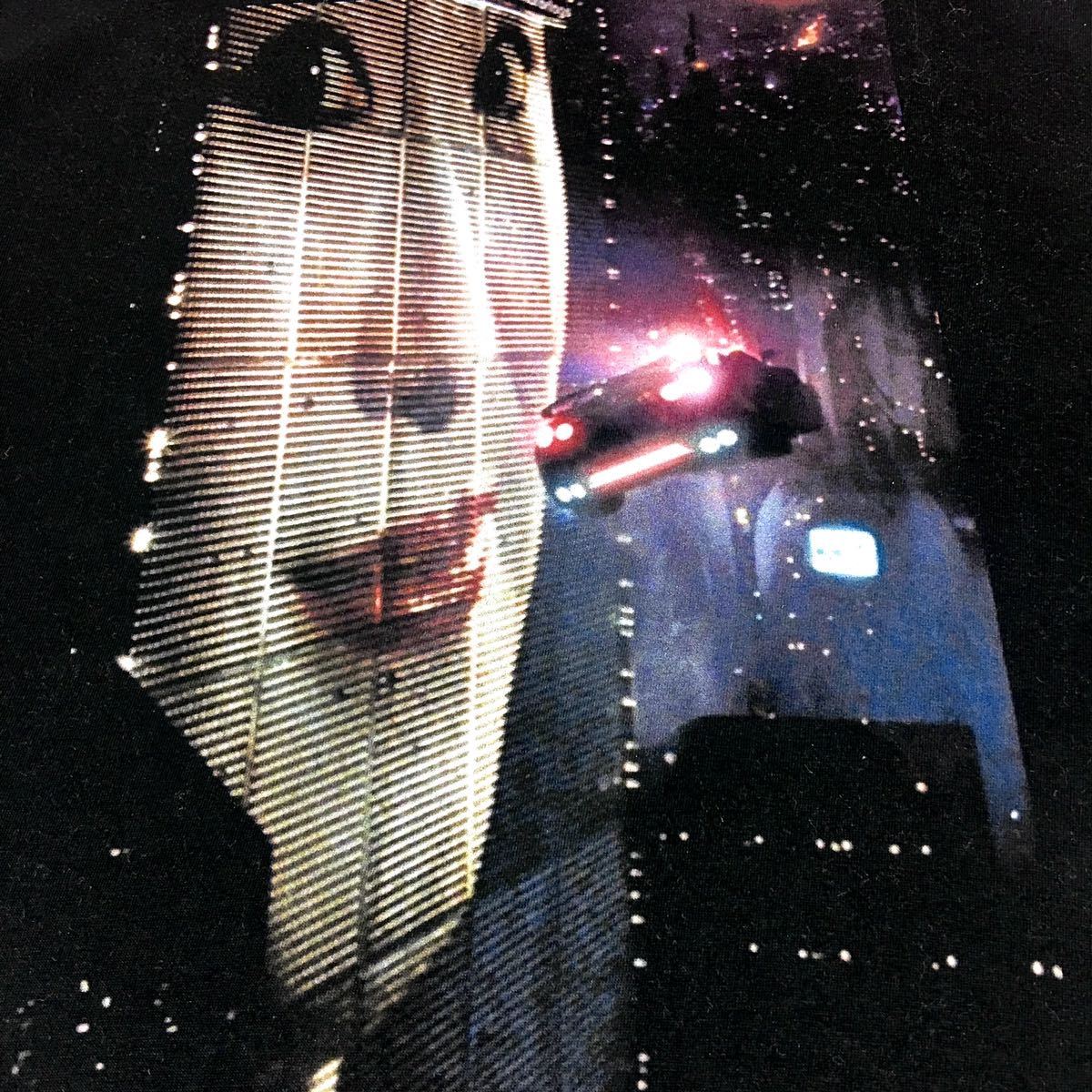 新品 ブレードランナー 強力わかもと CM スクリーン 近未来 サイバーパンク SF 映画 ロンT 長袖Tシャツ Lサイズ UNI 男女兼用  ユニセックス