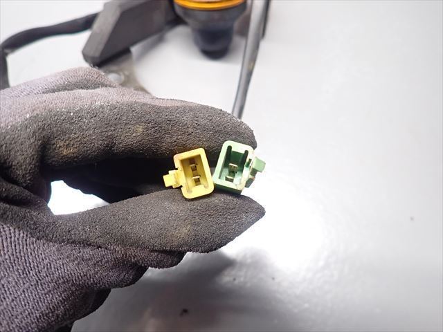 βDC17-2 カワサキ KDX200SR DX200G (H2年式) 希少! 純正 フロントウインカー レンズ 左右 レンズ割れ有!_画像7