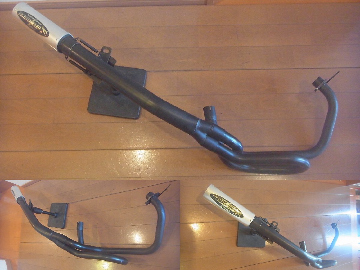▽ VTZ250 (MC15) △ FIGHTER ZEROのカスタムマフラーです ▽ VTZ250 (MC15) △ FIGHTER ZEROのカスタムマフラーです
