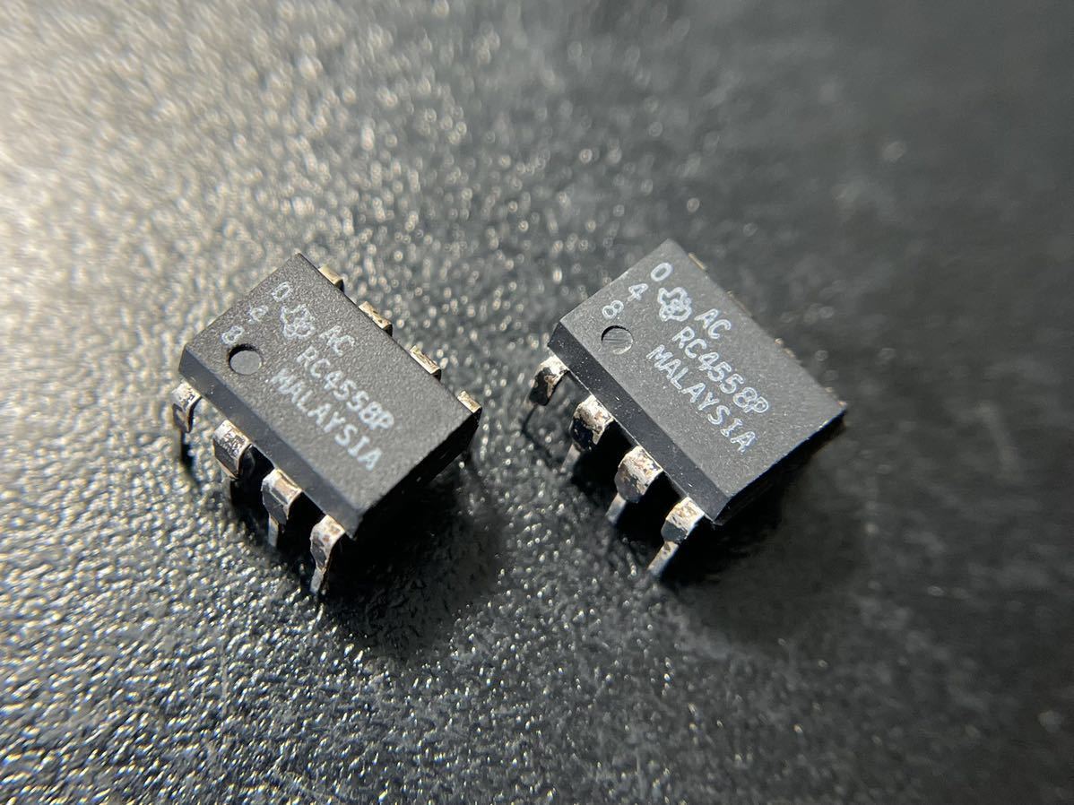 超希少】texas instruments RC4558P Malaysia AC マレーシア 同ロット2