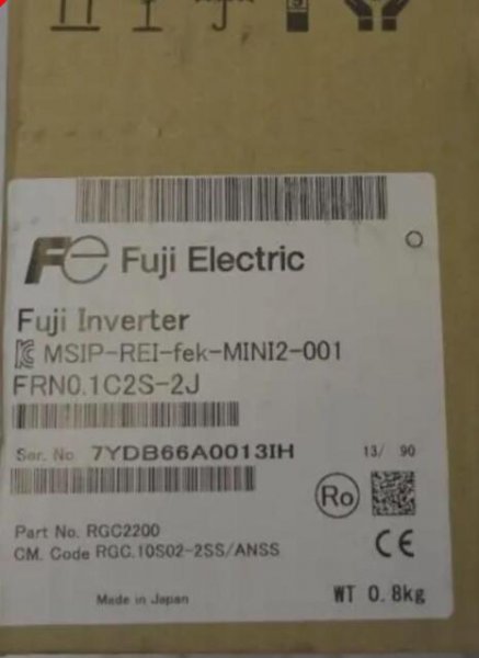 新品 富士電機 上品 信憑 形 FRN0.1C2S-2J インバーター