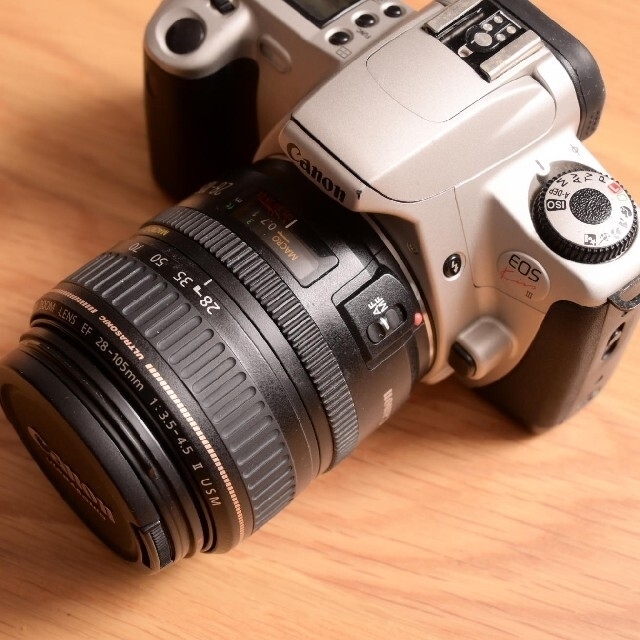 フィルムカメラ 一眼レフ Canon カメラ+ レンズ 電池付 | www.med