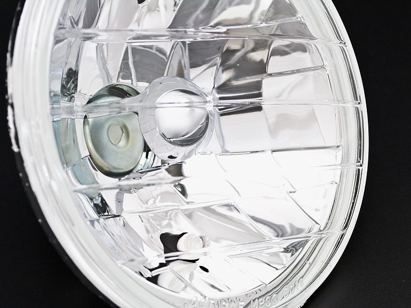 丸目2灯式ヘッドライト ミニカ A105A 2個セット ガラス製 セミシールドビーム 2灯丸型 LED ポジション付 汎用_画像6