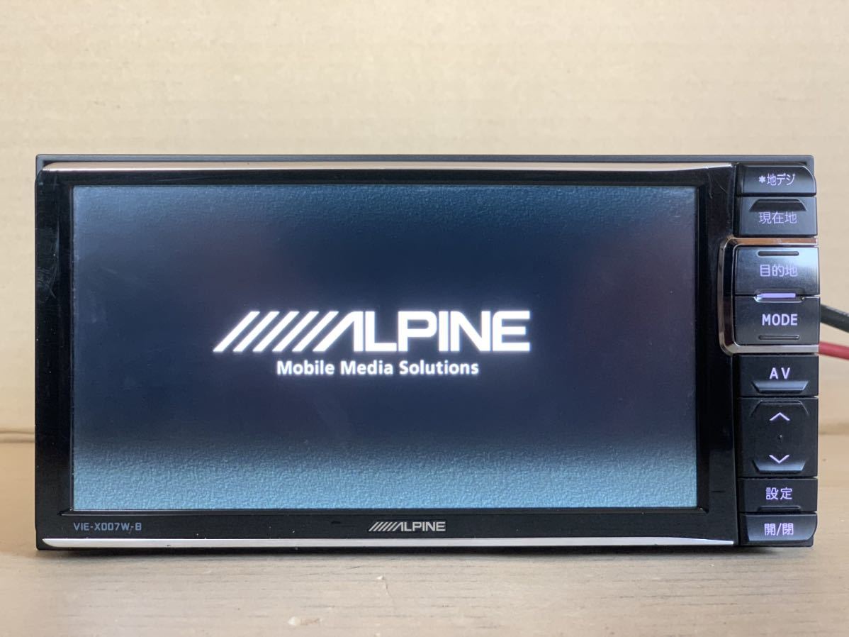 うのにもお得な ALPINE VIE-X007W-B 中古品 ジャンク扱い