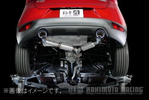 自動車関連業者直送限定 柿本 カキモト マフラー Class KR MAZDA マツダ CX-3 DK5AW 1.5 ディーゼルターボ 4WD (Z71334)_画像4