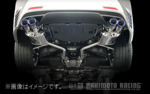 自動車関連業者直送限定 柿本 カキモト マフラー Class KR LEXUS レクサス RC 300/200t ASC10 2.0 ターボ (L71302)_画像4