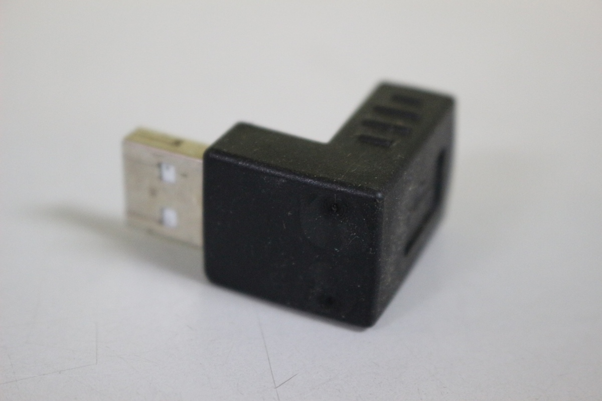 中古品 USB L型アダプタ 角度変換 2個セット 動作未確認 在庫限定_画像3