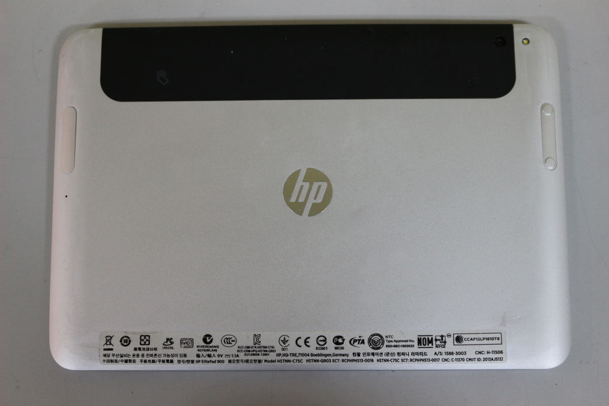 ジャンク品タブレットパソコン HP ElitePad 900 D4T09AW CPU不明 メモリ不明 SSD不明 10.1inch カメラ内蔵 OS不明 代引き可_画像4