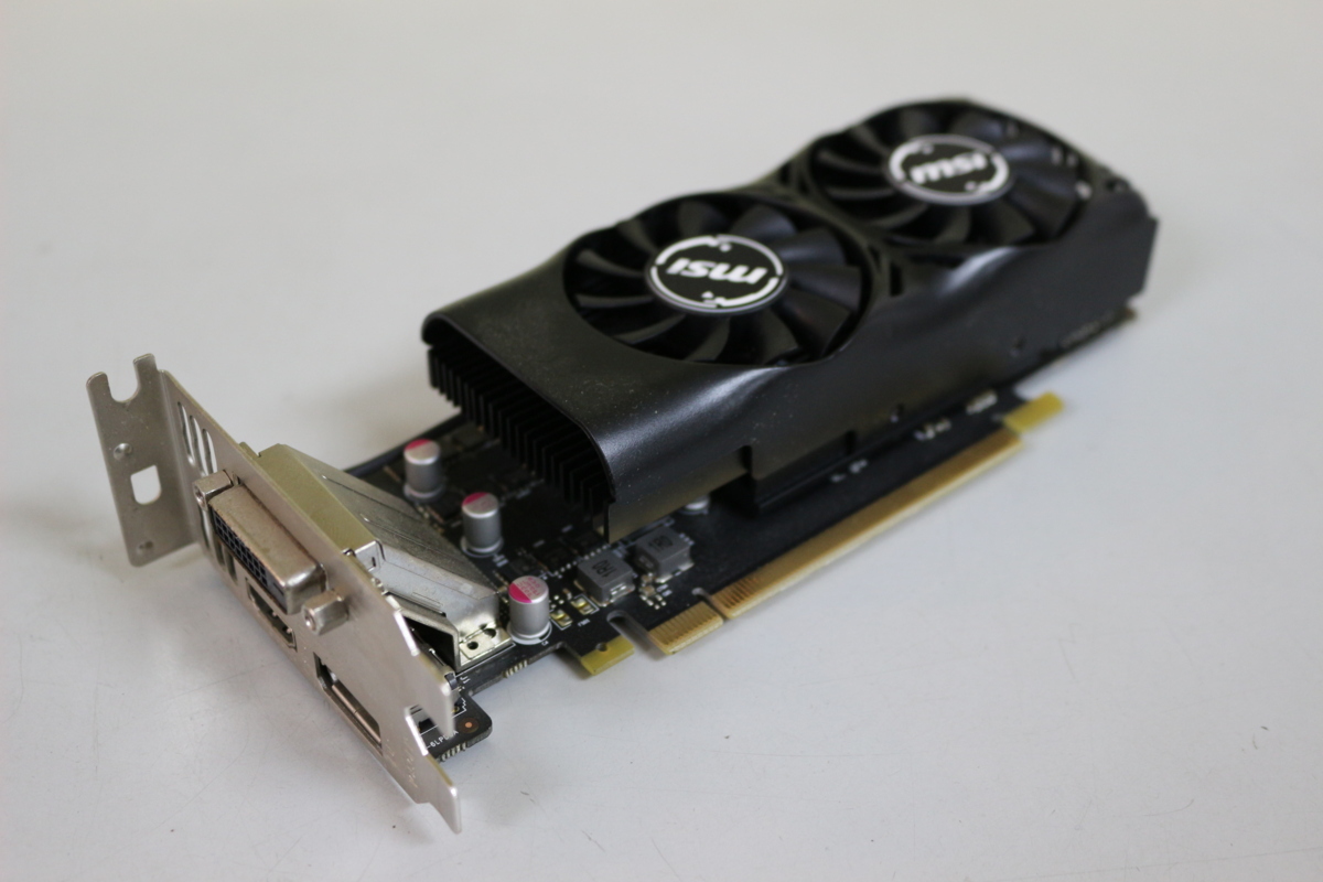 中古品 msi GTX 1050 2GT LP ビデオカード GDDR5 2GB 在庫限定_画像2