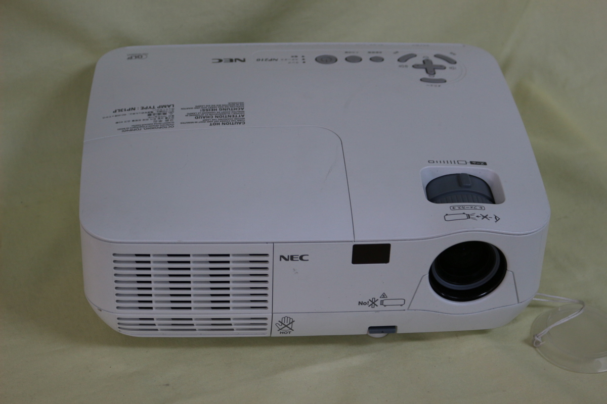 好きに 中古品 プロジェクター NEC NP210 WXGA 単板DLP方式 代引き可