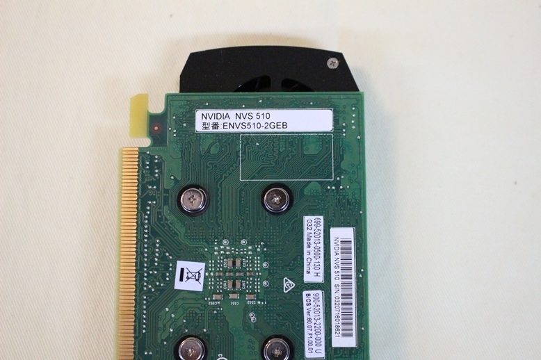 中古品 ELSA NVIDIA NVS 510 2GB グラフィックボード ENVS510-2GER 在庫限定_画像4