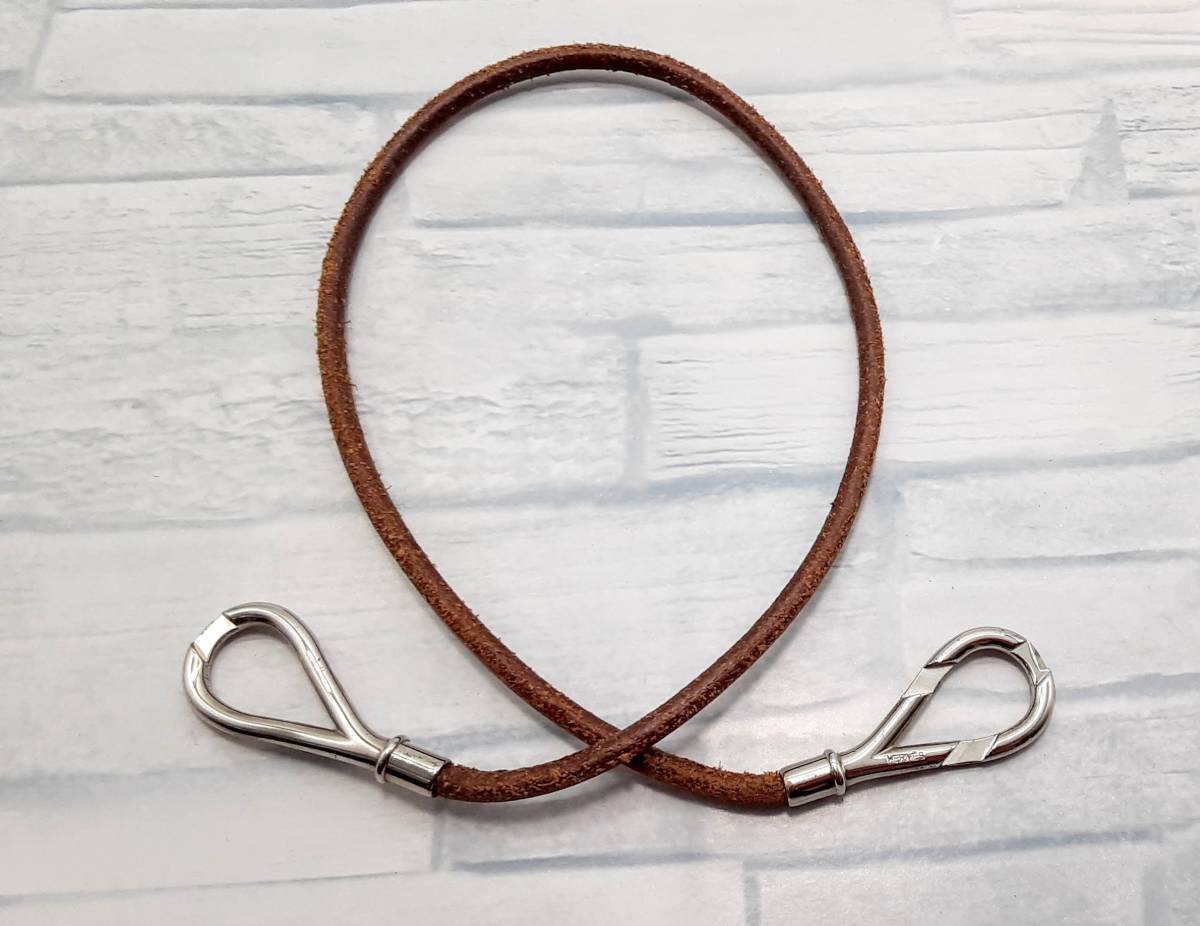美品☆HERMES エルメス ジャンボチョーカー ブレスレット☆レザー