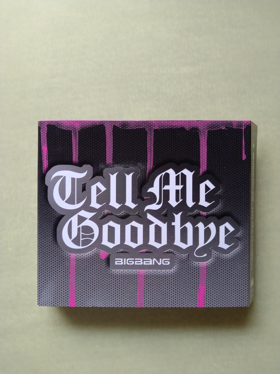 BIG BANG ビッグバン　Tell Me Goodbye DVD付き　TOPキーホルダー？付き　初回限定盤?　K-POP