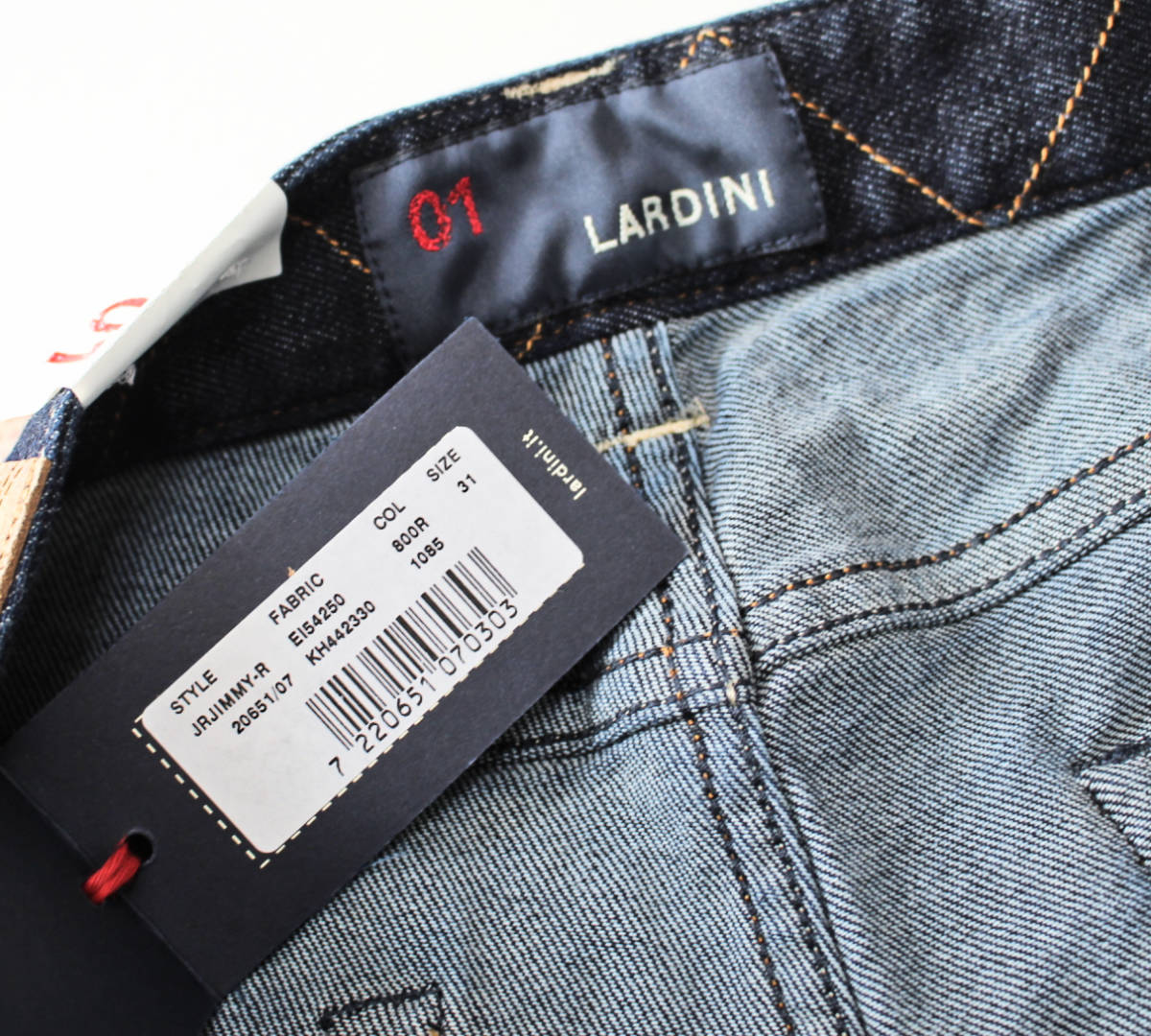 LARDINI ラルディーニ》新品 イタリア製 定価37,400円 ワンウォッシュ