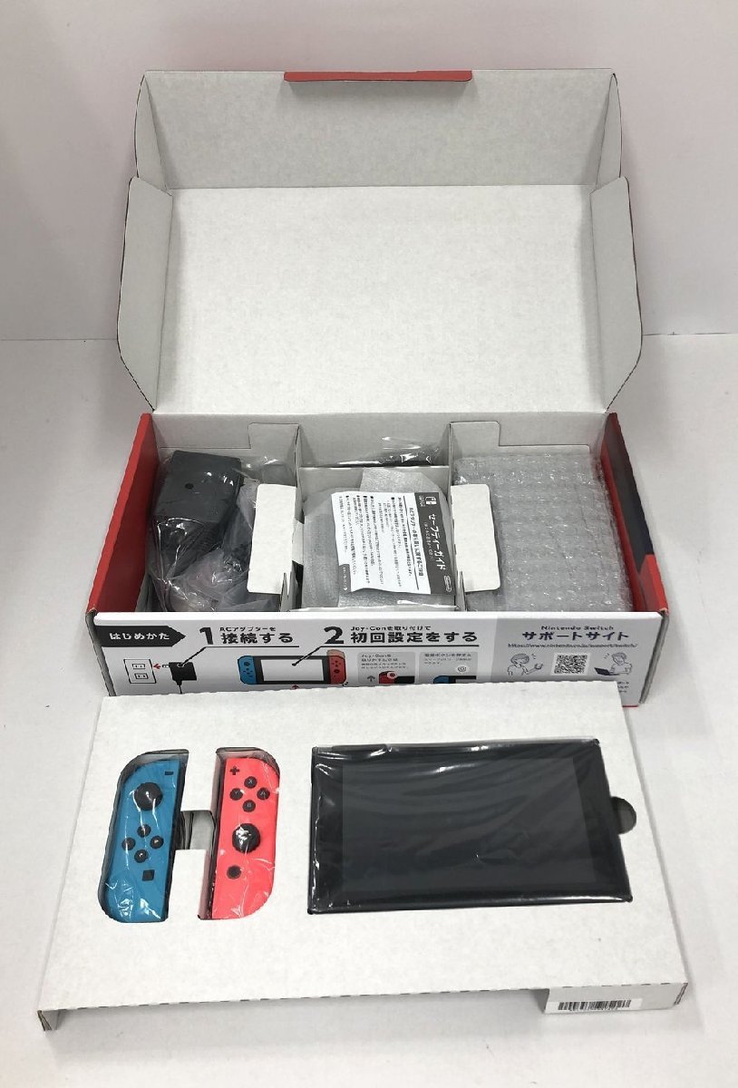 Y857a 任天堂 Nintendo Switch 本体 Joy-Con L ネオンブルー/ R ネオン 