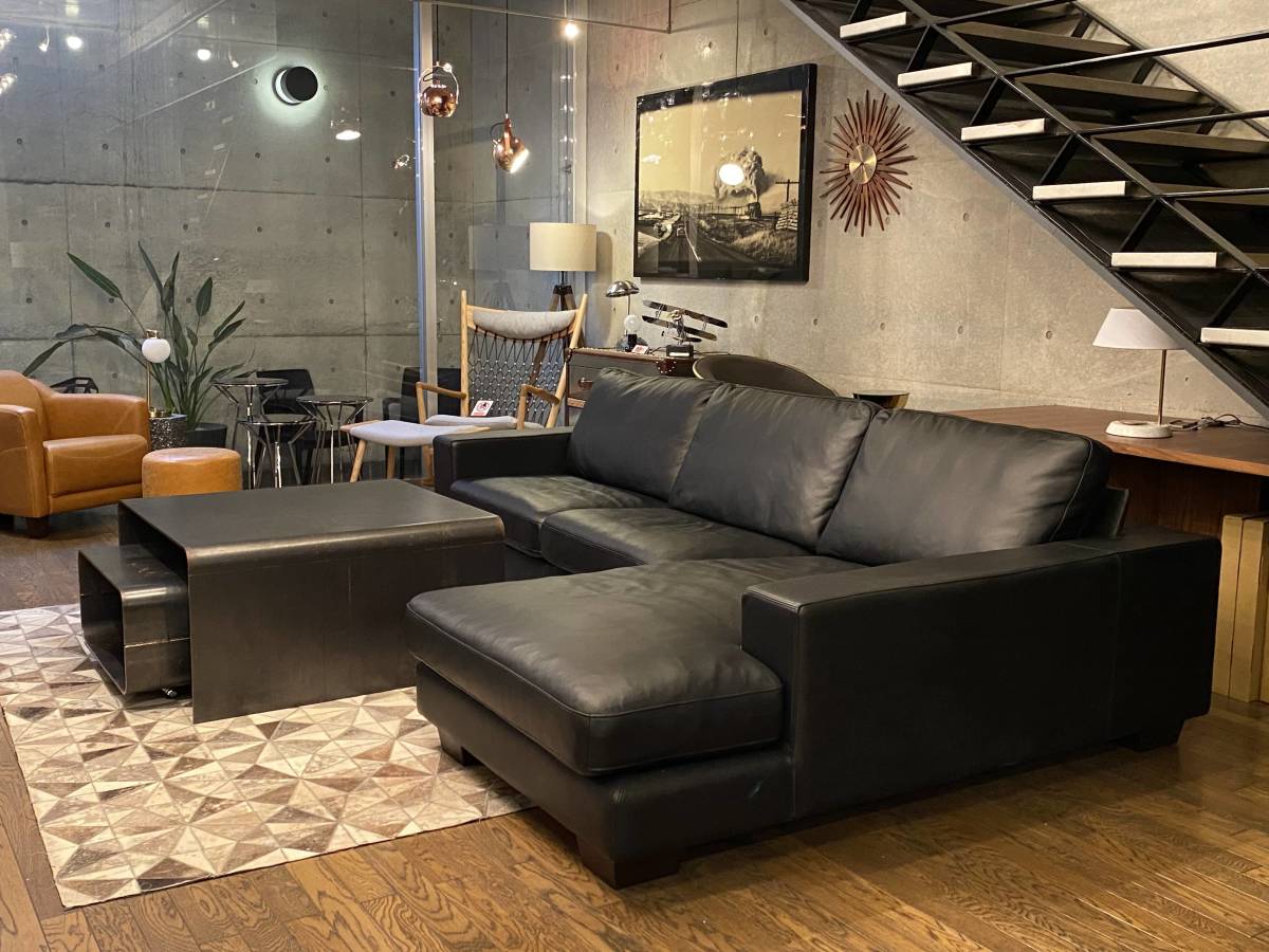 85万円 極上!Moda Sofa 280cm(検索 総革,カウチソファー 85万円 極上!Moda Sofa 280cm(検索 総革,カウチソファー