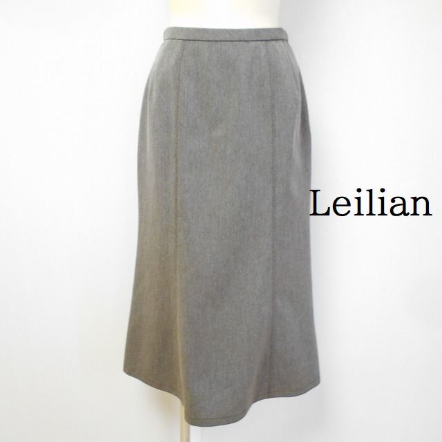 575164 Leilian レリアン 【当店一番人気】 茶系 ロングスカート 9 限定版