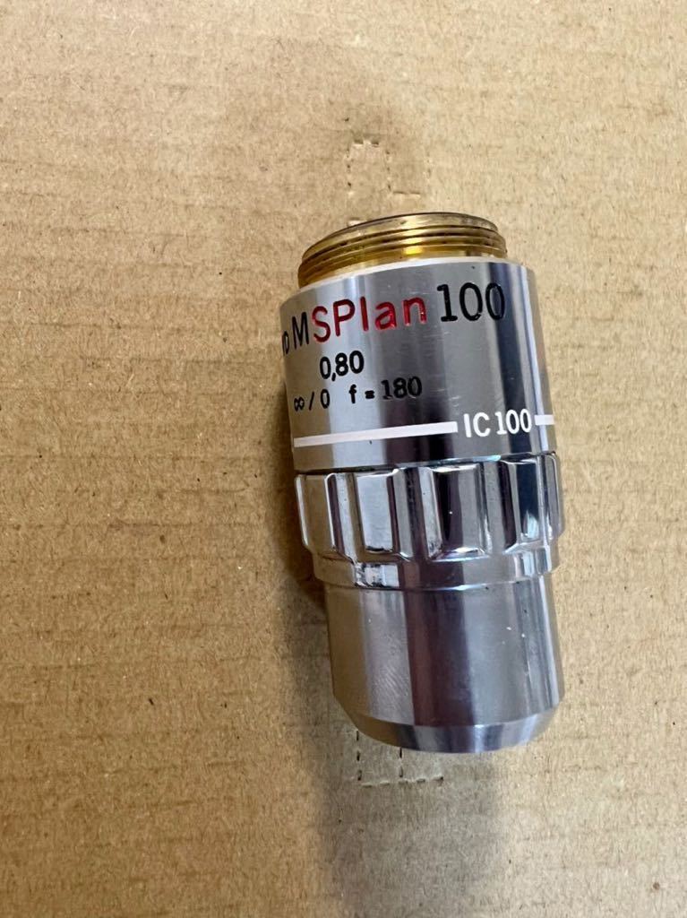 OLYMPUS 顕微鏡用対物レンズ ULWD MSPlan 100 0.80 現状品 OLYMPUS 顕微鏡用対物レンズ ULWD MSPlan 100 0.80 現状品