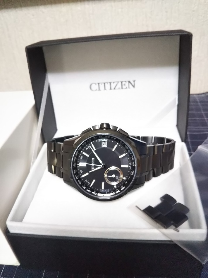 極美品 CITIZEN アテッサ F150(CC3015-57E )エコドライブGPS衛星電波