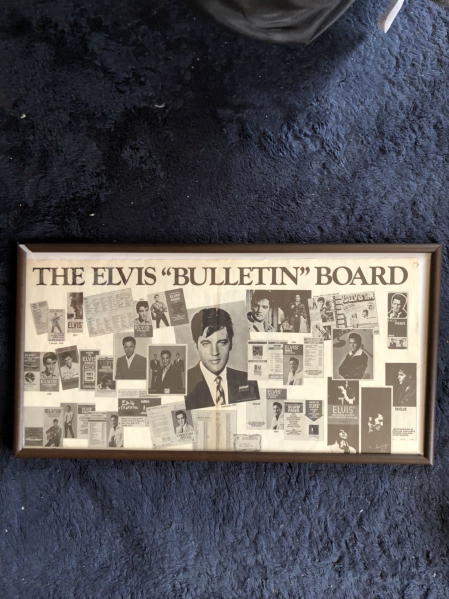 【在庫あり/即出荷可】 映画公開エルビスプレスリー　BULLETINBOAD /ポスター 50sロックンロール ロカビリー Elvis Presley