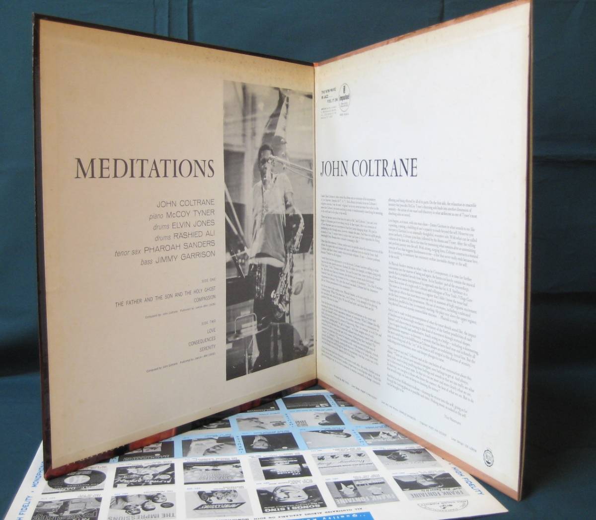 『LP』JOHN COLTRANE/MEDITATIONS/US ORIGINAL_画像3
