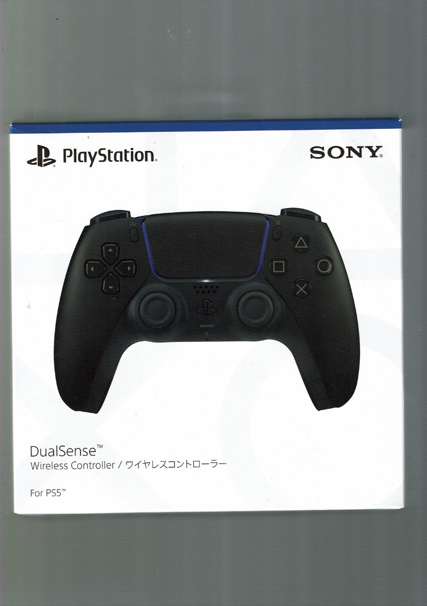 PS5 プレイステーション5 純正コントローラー ミッドナイト ブラック