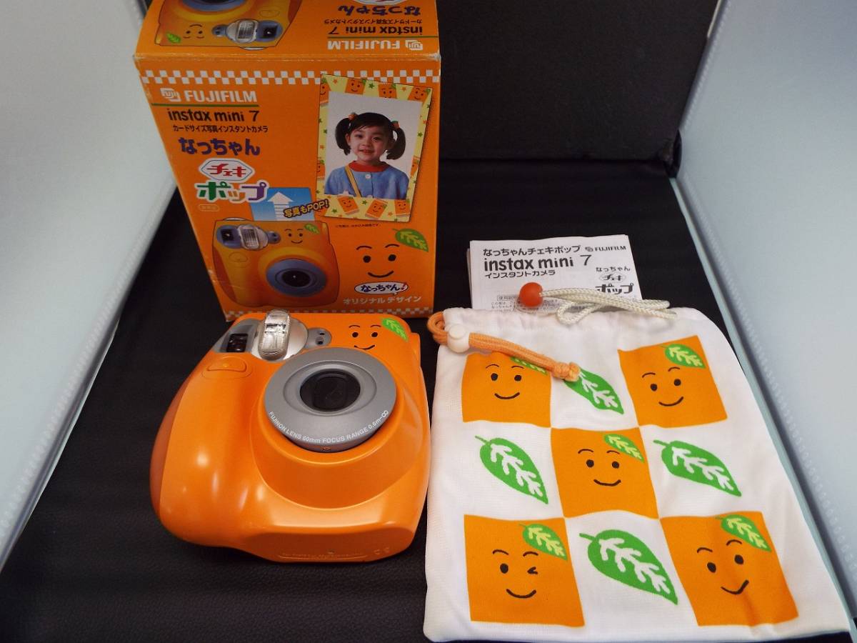 品 富士フィルム intax mini 7 なっちゃん チェキ ポップ チェキ本体