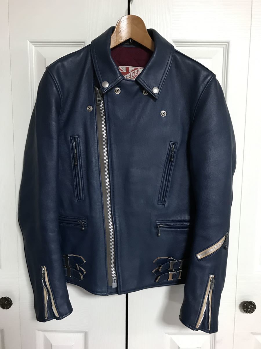 クリーニング済 アディクトクローズ addict clothes ダブルライダース