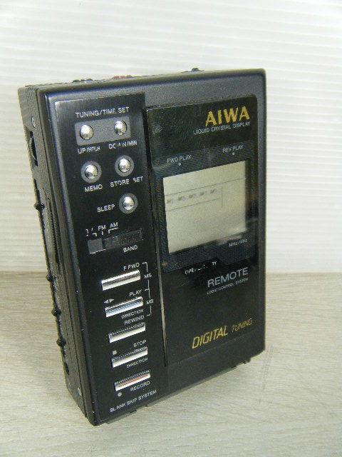 1そ49☆AIWA アイワ ポータブルカセットレコーダー【HS-JX10】カセット