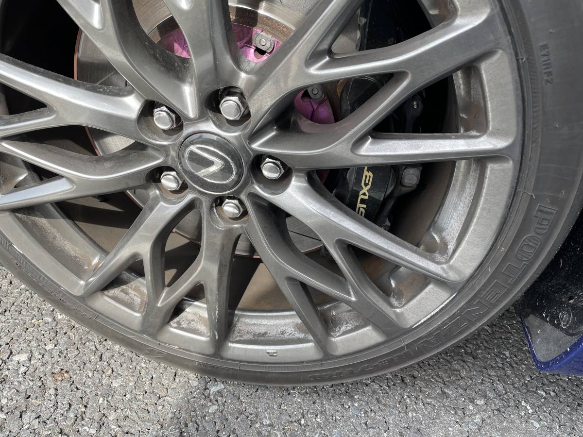 LEXUS ISF純正中古ホイール 後期オプション BBS アルミ 鍛造 19インチ