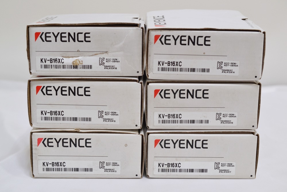 ◇未使用!キーエンス 16点 ネジ端子台 KV-B16XC ×6個セット www.lram