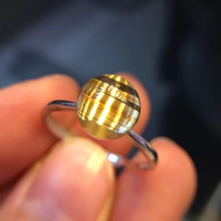 天然】タイチンクオーツ リング s925 8.3mm | bioimune.com.br