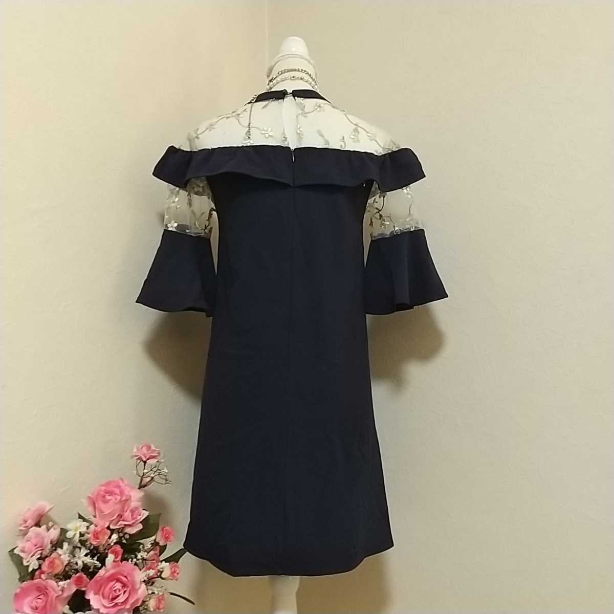 ヤフオク 新品 Tyty Co 春物 お花の刺繍シースルー フレ ヤフオク 新品 Tyty Co 春物 お花の刺繍シースルー フレ