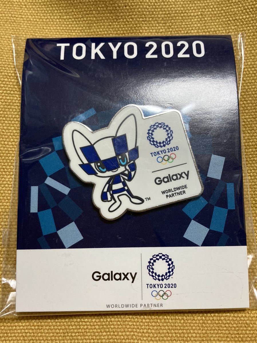 東京2020 オリンピック　ピンバッジ ミライトワ　galaxy TOKYO オリンピックピンバッジ 東京オリンピック_画像1