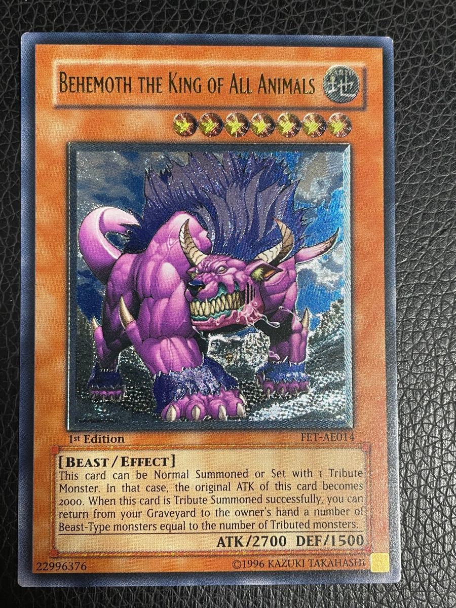 遊戯王 アジア版 1st 百獣王ベヒーモス レリーフ | noonanwaste.com