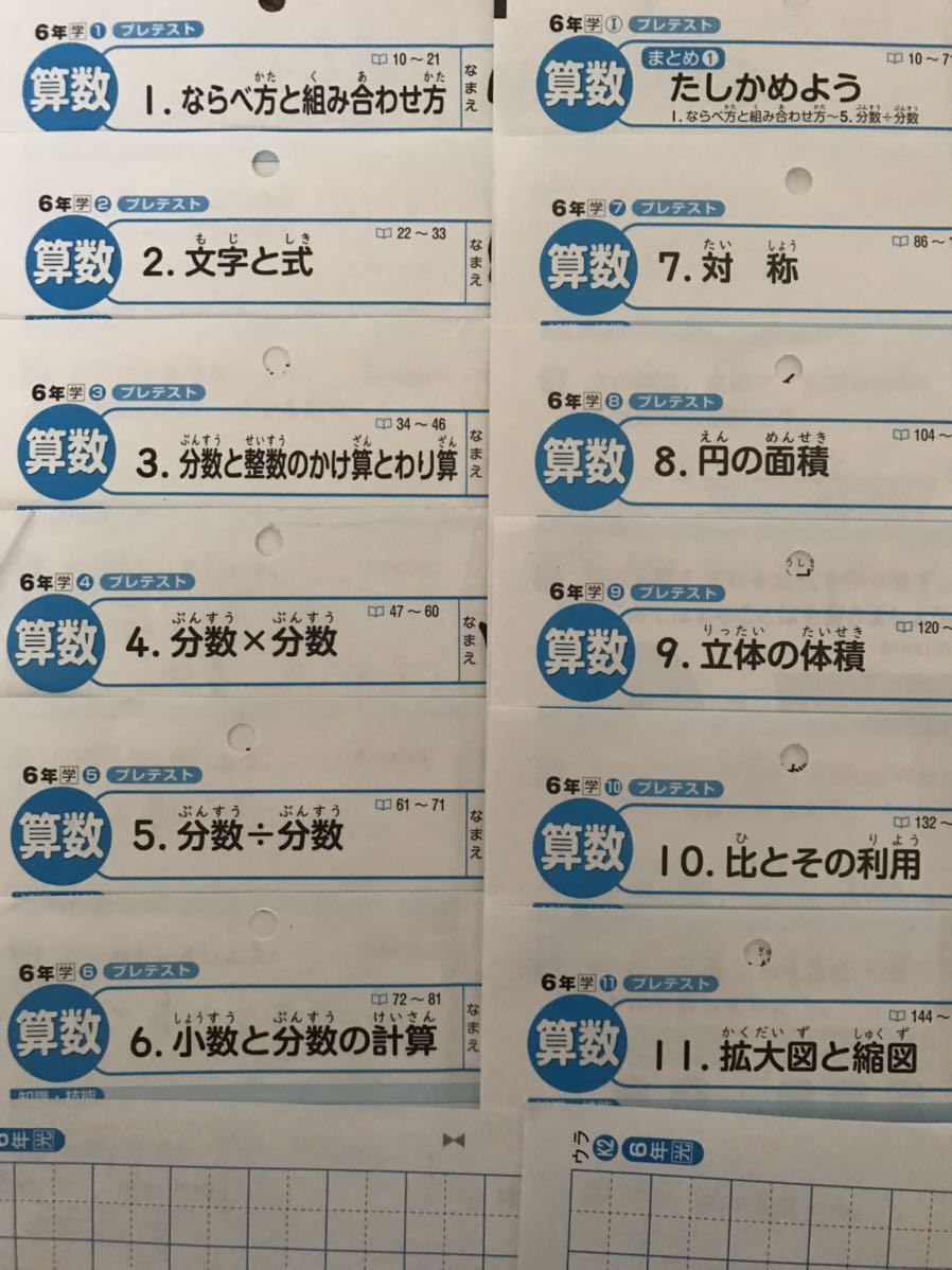 過去問 算数 小学6年 カラーテスト 18枚 新学社 教科書は学校図書 ラスト 通知表アップ 内申点アップ 通知表最悪 春休み学習 Www Bathtubrefinishers Com