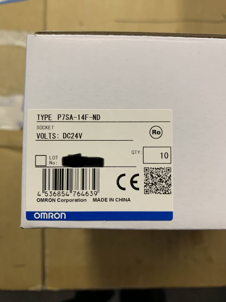 OMRON/オムロン セーフティーリレーソケット P7SA-14F-ND DC24V 10個