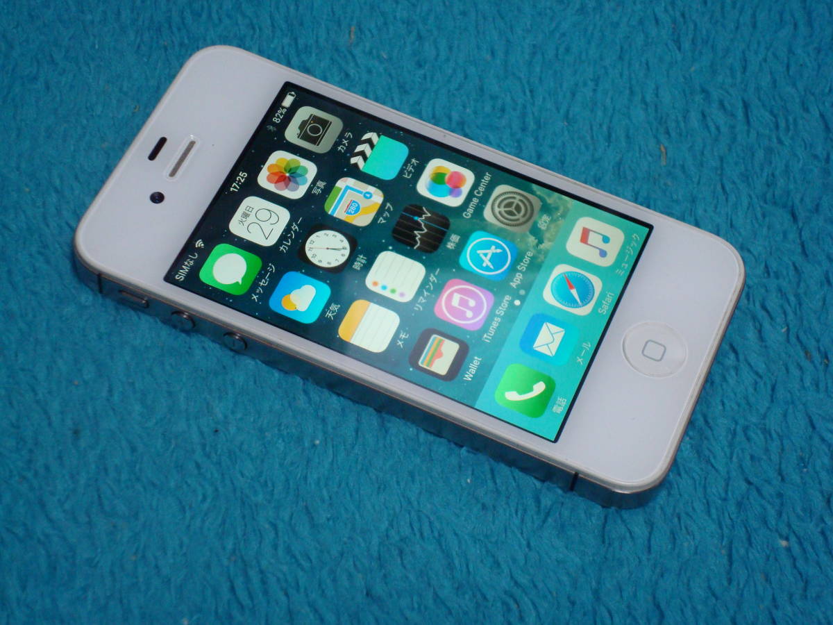 iPhone 4S 16GB A1387 iOS 9.3.6 バッテリ元気 送料無料