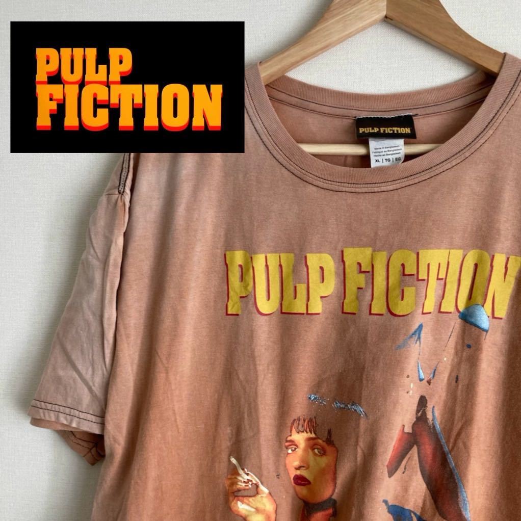 古着 Pulp Fiction パルプ フィクション ブリーチ加工 Tシャツ カットソー 映画 名作 ゆるだぼ オーバーサイズ イラスト キャラクター 売買されたオークション情報 Yahooの商品情報をアーカイブ公開 オークファン Aucfan Com